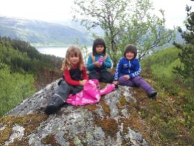 Barnas Turlag på Rørvikfjellet 09.juni 2013